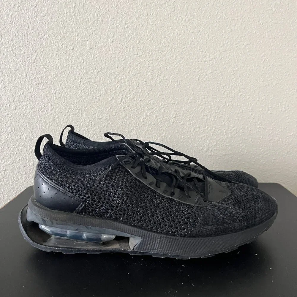 Nike Men's Air Max Black Flyknit Racer Shoes Sneakers Size 10.5 Style FD2764-001